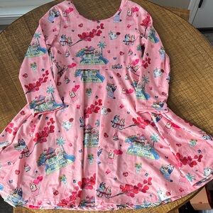 Bluey Valentine Pink Long Sleeve Dress